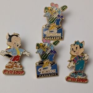 Vintage Disney Picsou Magazine Collectors Pins